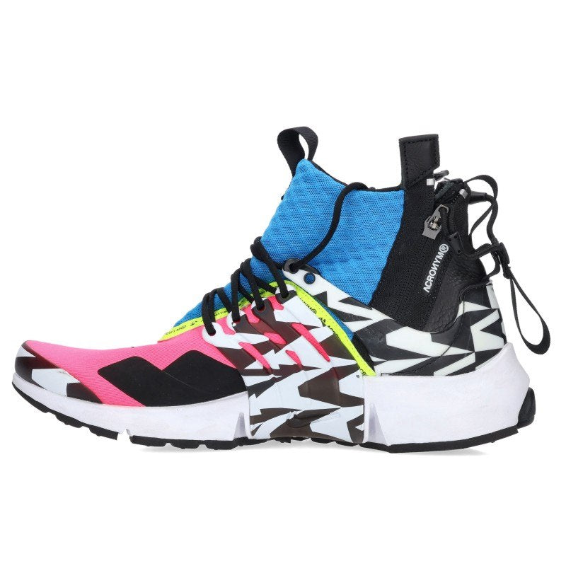 ACRONYM x Nike Air Presto Mid Hyper Pink Sneakers Size 27cm