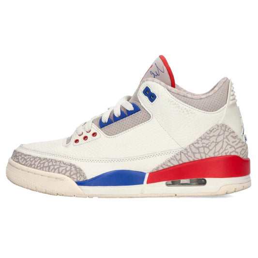 NIKE Air Jordan 3 Retro Flight Sneakers Size 27cm
