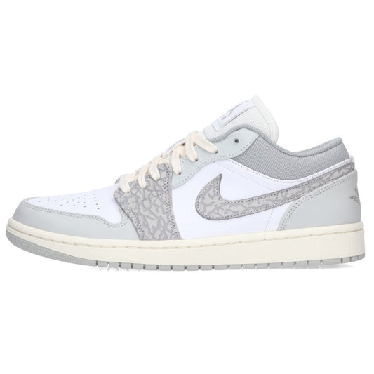 NIKE Air Jordan 1 Low PRM Elephant Safari Sneakers Size 27cm