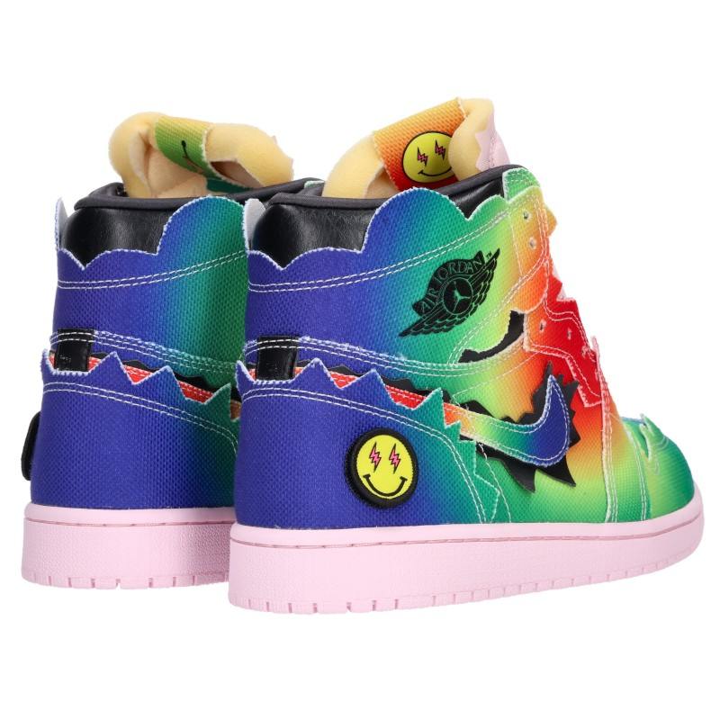NIKE x J Balvin Air Jordan 1 High Rainbow Sneakers Size 27cm