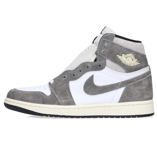 NIKE Air Jordan 1 Retro High OG Grey Sneakers Size 27cm