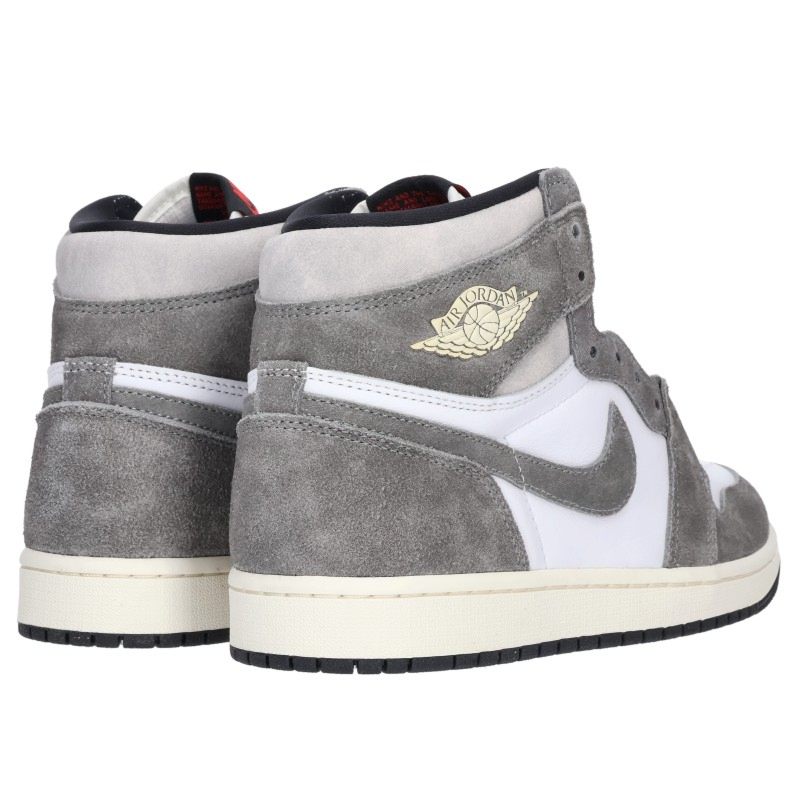 NIKE Air Jordan 1 Retro High OG Grey Sneakers Size 27cm