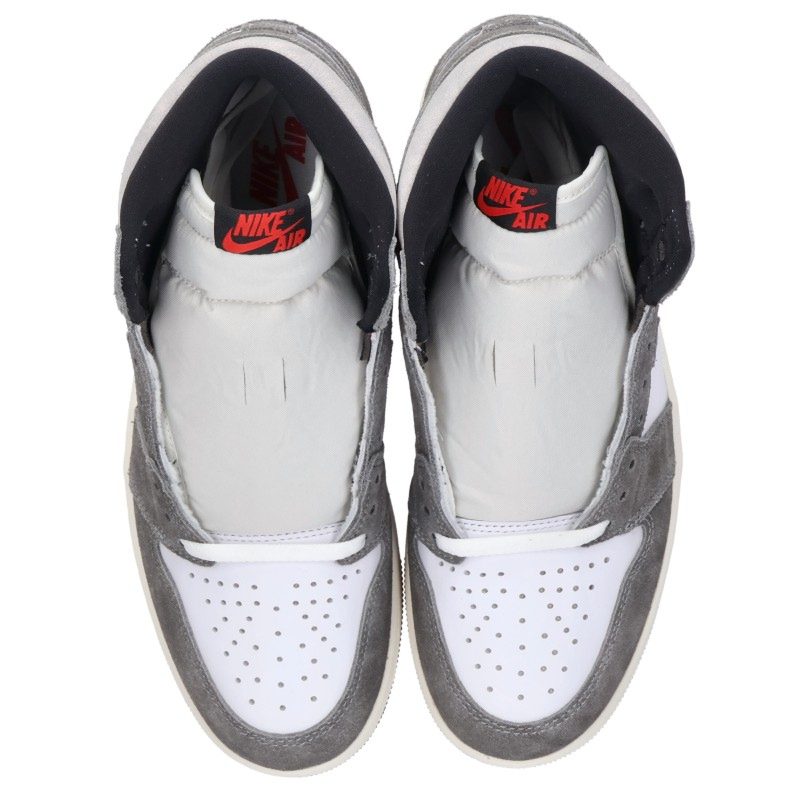 NIKE Air Jordan 1 Retro High OG Grey Sneakers Size 27cm