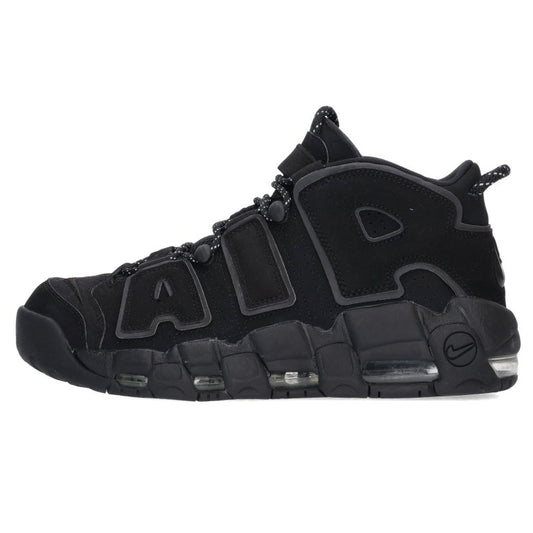 NIKE Air More Uptempo Black Sneakers Size 27cm