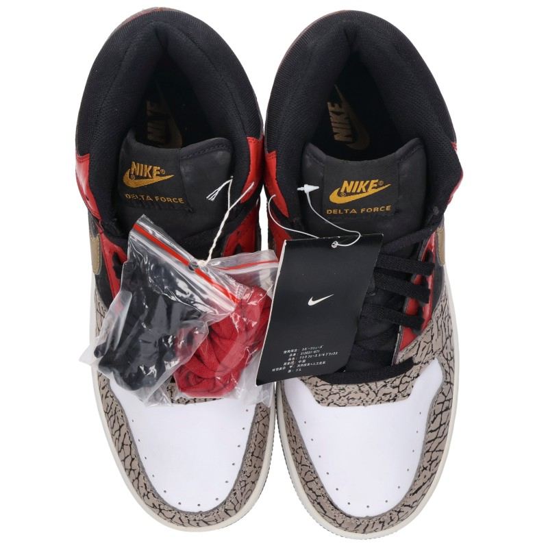NIKE Delta Force 3/4 Sneakers Red/Black/White Size 28cm