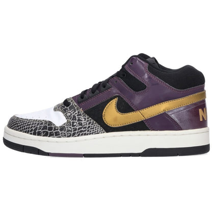 NIKE Delta Force 3/4 Sneakers Black/Purple/White Size 28cm