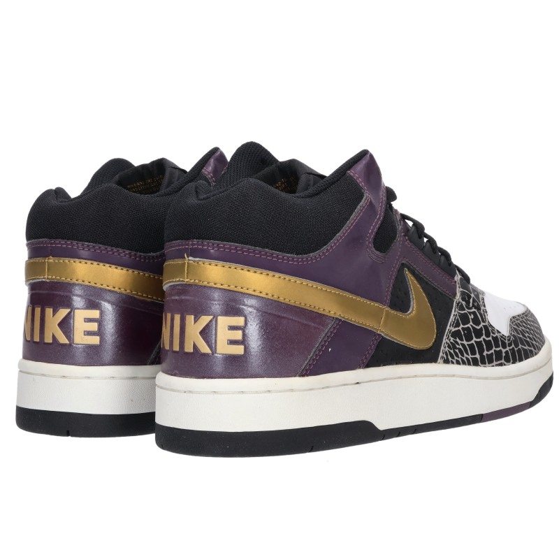 NIKE Delta Force 3/4 Sneakers Black/Purple/White Size 28cm