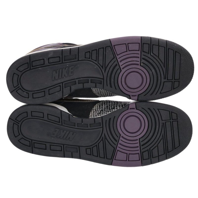 NIKE Delta Force 3/4 Sneakers Black/Purple/White Size 28cm