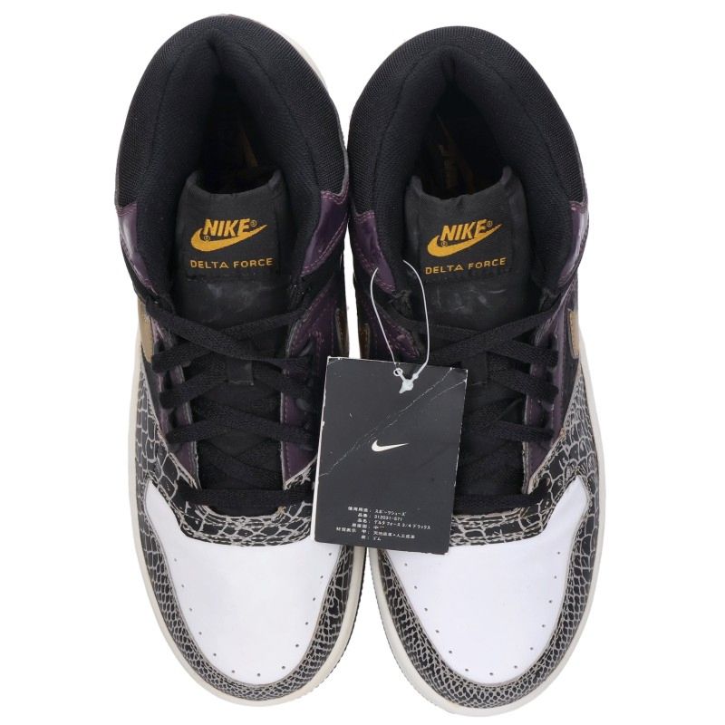 NIKE Delta Force 3/4 Sneakers Black/Purple/White Size 28cm