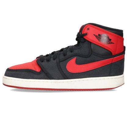 NIKE AIR JORDAN 1 RETRO KO BRED Low-Top Black Red Size 27cm