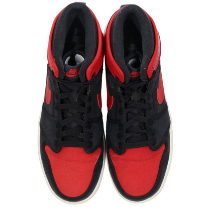 NIKE AIR JORDAN 1 RETRO KO BRED Low-Top Black Red Size 27cm