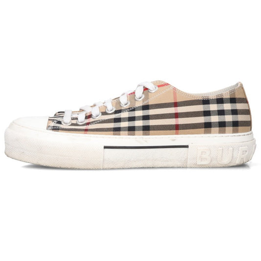 Burberry Nova Check Low Top Sneakers Beige Size EU 42