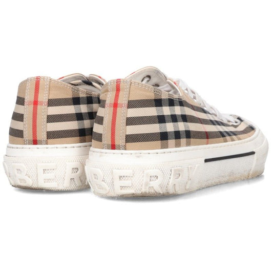 Burberry Nova Check Low Top Sneakers Beige Size EU 42