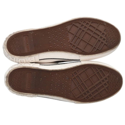Burberry Nova Check Low Top Sneakers Beige Size EU 42