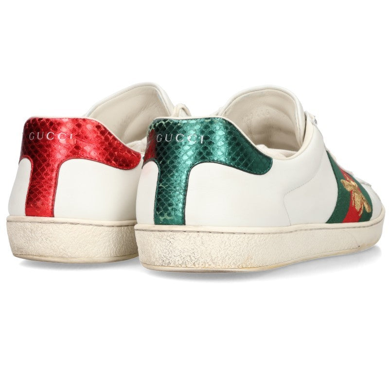 GUCCI Ace Low-Top Sneakers White Size 9.5