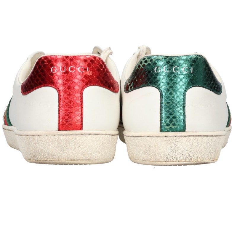 GUCCI Ace Low-Top Sneakers White Size 9.5