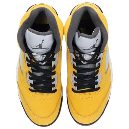 NIKE Air Jordan 5 Retro T23 Yellow Sneakers Size 27cm