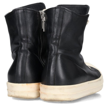 Rick Owens Ramones Leather Sneakers Black/White Size EU 41