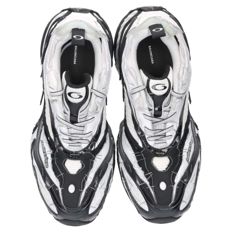 BALENCIAGA 26SS SOLELESS Sneakers White/Black Size EU 44