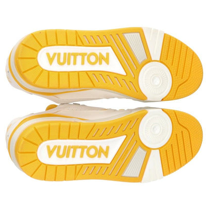 LOUISVUITTON LV Trainer Line Sneakers White/Yellow Size 8