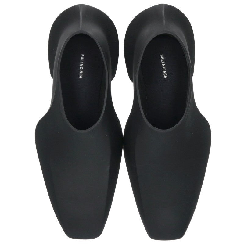 BALENCIAGA SPACE Rubber Low-Top Sneakers Black Size EU 41
