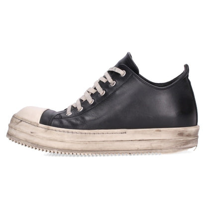 Rick Owens RAMONES LOW Sneakers Black/White Size EU 41