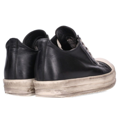 Rick Owens RAMONES LOW Sneakers Black/White Size EU 41