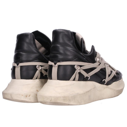 Rick Owens MEGALACED RUNNER Sneakers Black/White Size EU 44