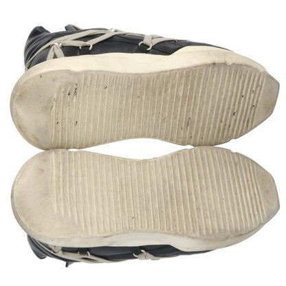 Rick Owens MEGALACED RUNNER Sneakers Black/White Size EU 44