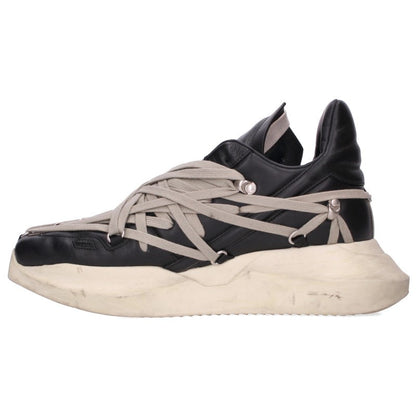 Rick Owens MEGALACED RUNNER Sneakers Black/White Size EU 44