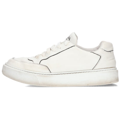 PRADA 4E3453 Low-Top Sneakers White Size 8.5