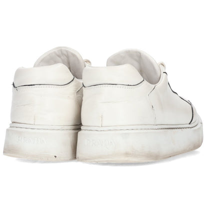 PRADA 4E3453 Low-Top Sneakers White Size 8.5