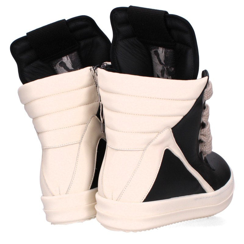 Rick Owens Jumbo Lace Geobasket Hi-Top Sneakers Size EU 41