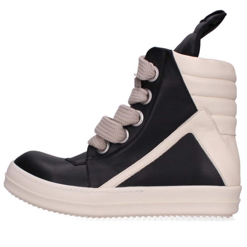 Rick Owens Jumbo Lace Geobasket Hi-Top Sneakers Size EU 42