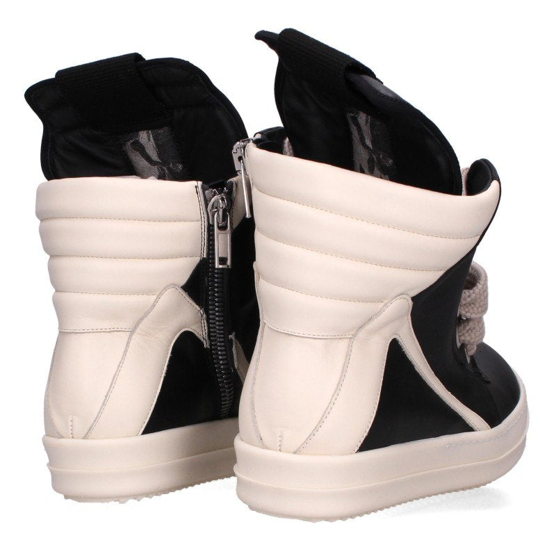 Rick Owens Jumbo Lace Geobasket Hi-Top Sneakers Size EU 42