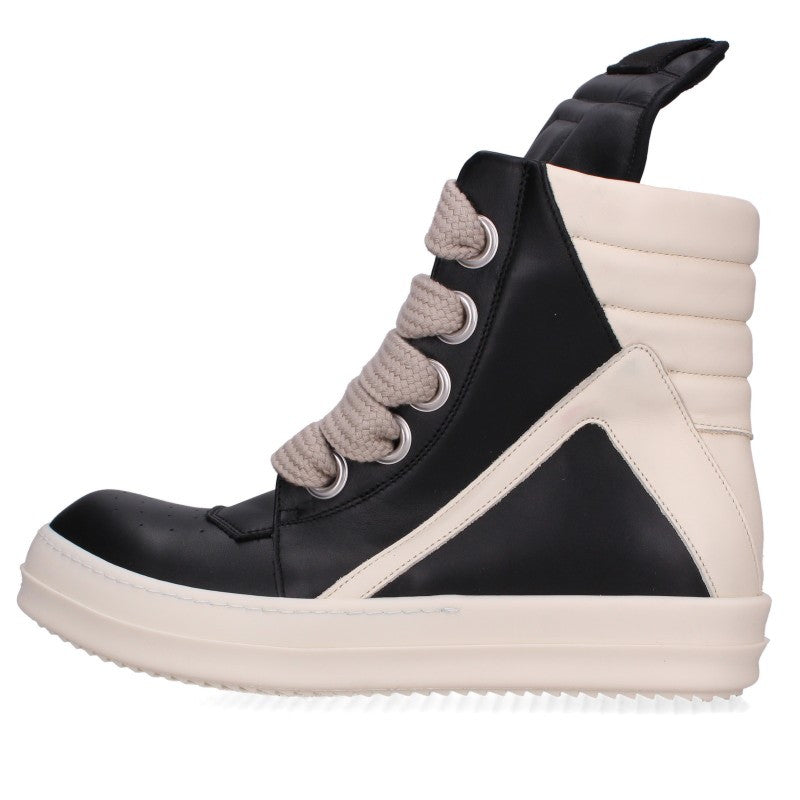 Rick Owens Jumbo Lace Geobasket Hi-Top Sneakers Size Multi