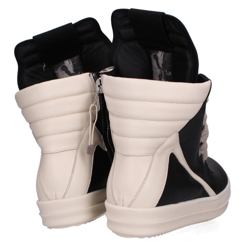Rick Owens Jumbo Lace Geobasket Hi-Top Sneakers Size Multi