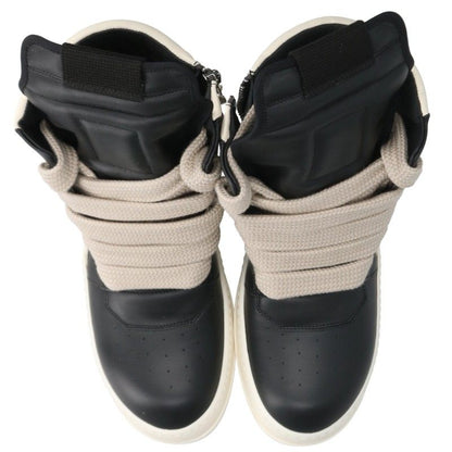 Rick Owens Jumbo Lace Geobasket Hi-Top Sneakers Size Multi