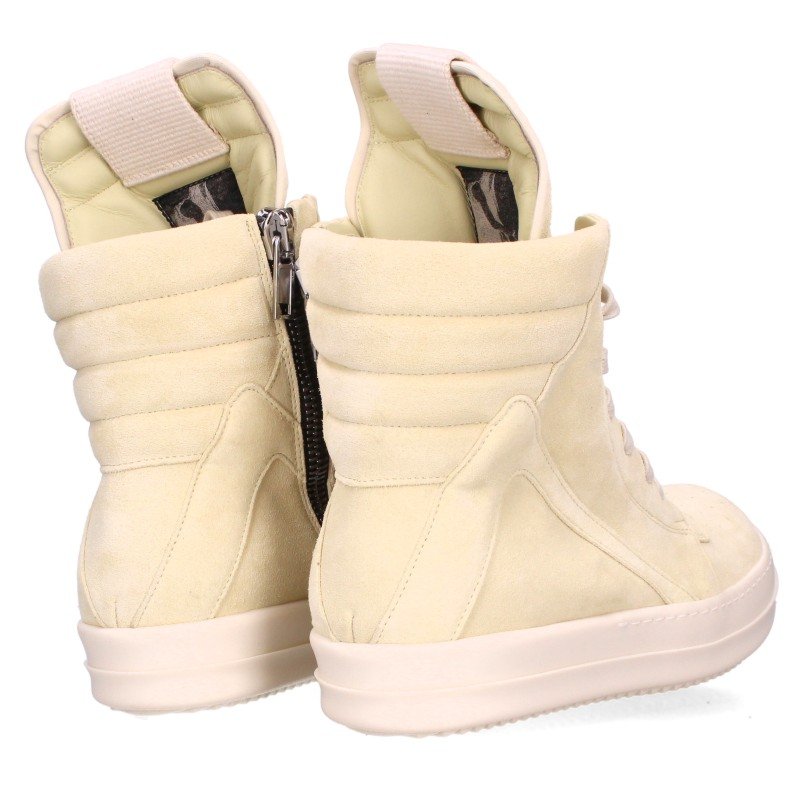 Rick Owens Geobasket Nubuck Hi-Top Sneakers Size EU 39