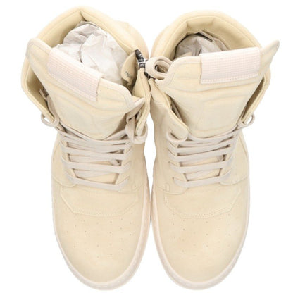 Rick Owens Geobasket Nubuck Hi-Top Sneakers Size EU 39
