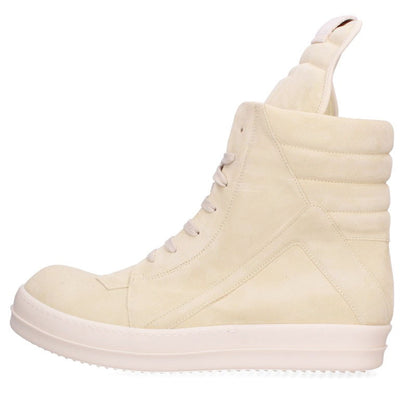 Rick Owens Geobasket Nubuck Hi-Top Sneakers Size EU 46