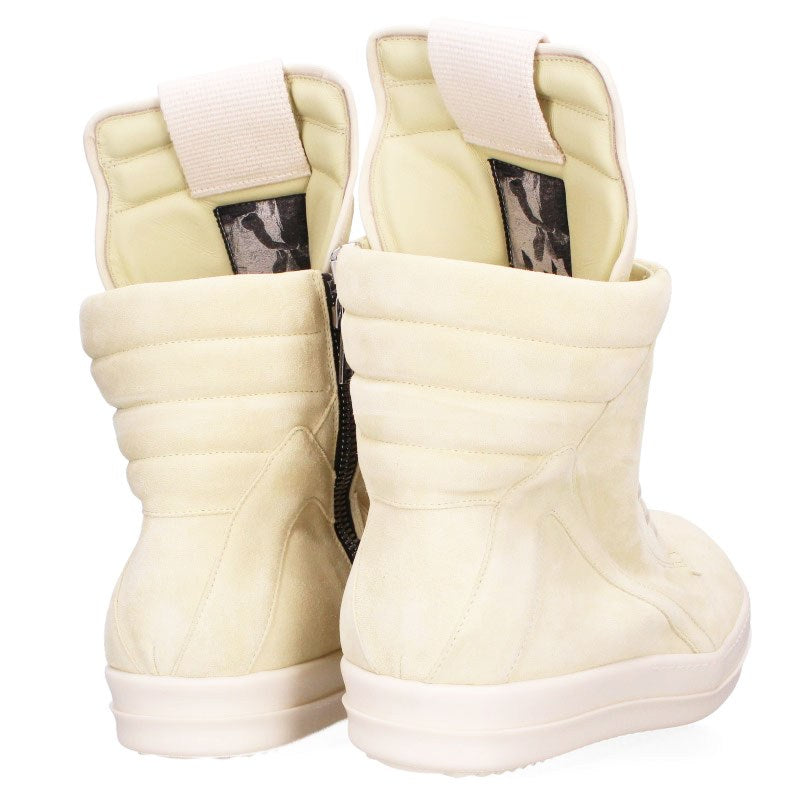 Rick Owens Geobasket Nubuck Hi-Top Sneakers Size EU 46