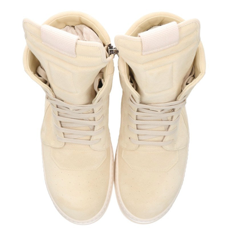 Rick Owens Geobasket Nubuck Hi-Top Sneakers Size EU 46