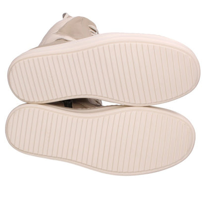 Rick Owens Geobasket Leather Sneakers Beige/White Size EU 40