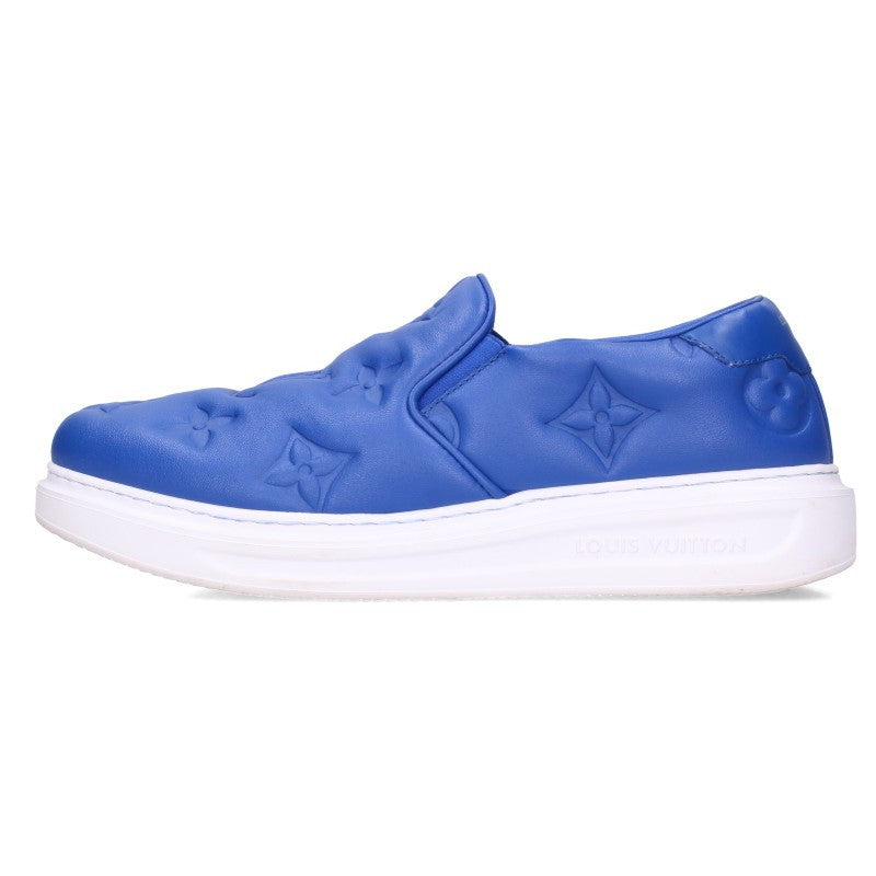LOUISVUITTON Monogram Embossed Slip-On Sneakers Size 8.5