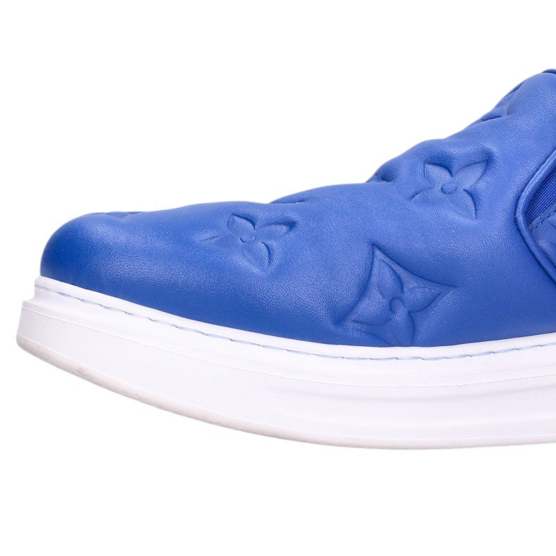 LOUISVUITTON Monogram Embossed Slip-On Sneakers Size 8.5