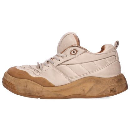 AMI Alexandre Mattiussi Paneled Beige Sneakers Size EU 41