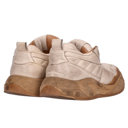 AMI Alexandre Mattiussi Paneled Beige Sneakers Size EU 41