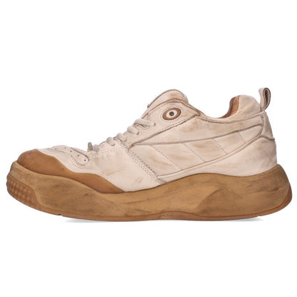 AMI Alexandre Mattiussi Paneled Beige Sneakers Size EU 41