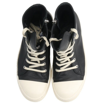 Rick Owens RAMONES Leather Sneakers Blk/Wht Size EU 40